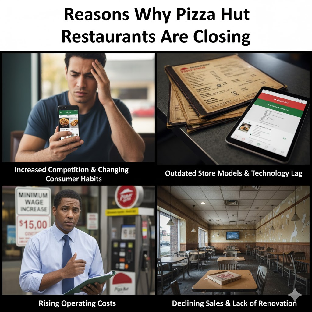 pizza hut restaurants closing