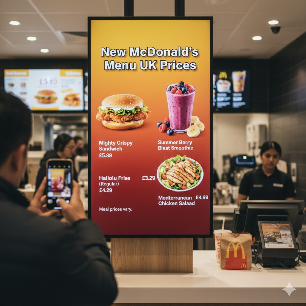 new mcdonald's menu