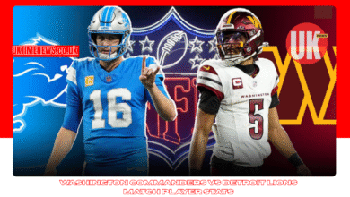 washington commanders vs detroit lions match player stats