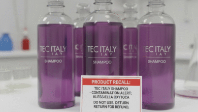 tec italy shampoo klebsiella oxytoca recall