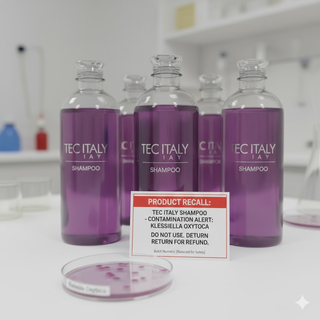 tec italy shampoo klebsiella oxytoca recall