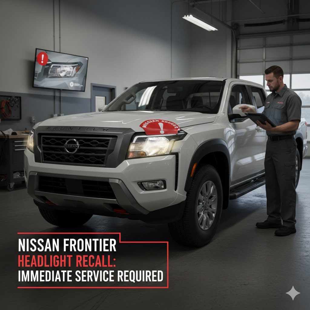 nissan frontier headlight recall