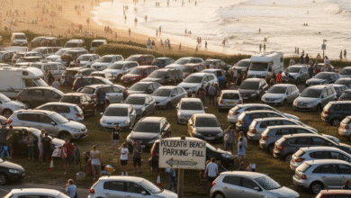 polzeath beach parking chaos