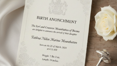 lady tatiana mountbatten birth announcement