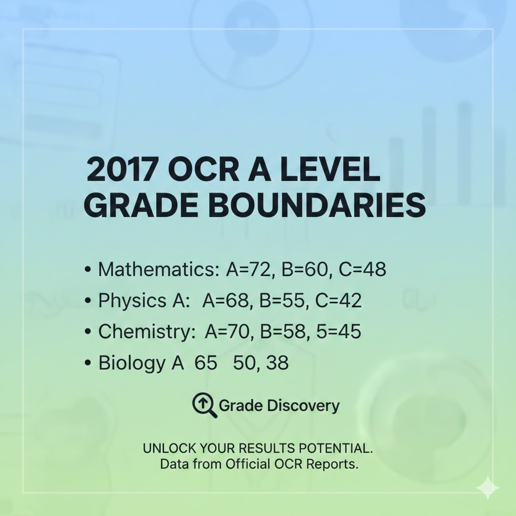 2017 ocr a level grade boundaries
