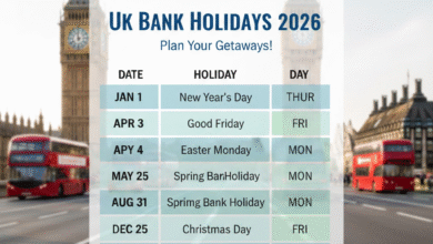 bank holidays 2026 uk