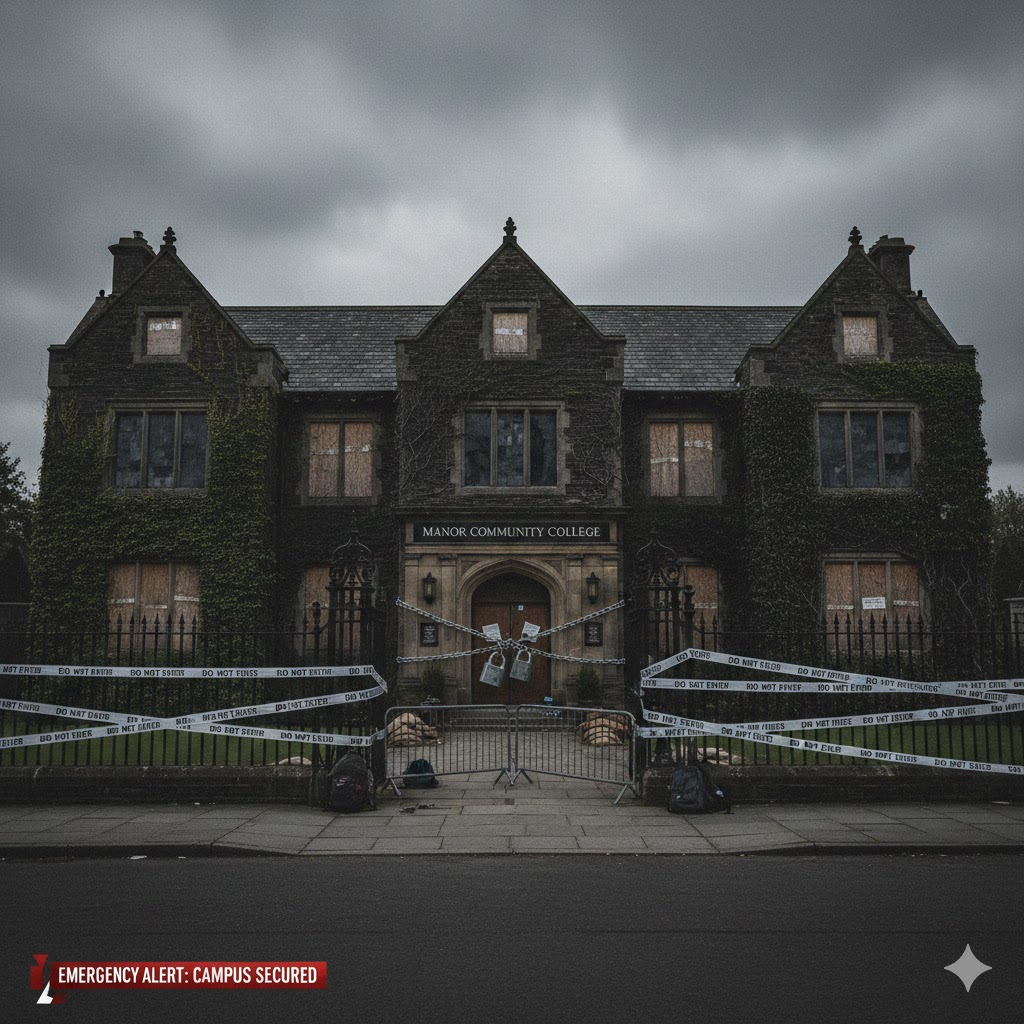 manor community college lockdown