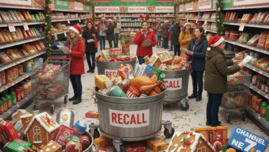 supermarket festive food recalls