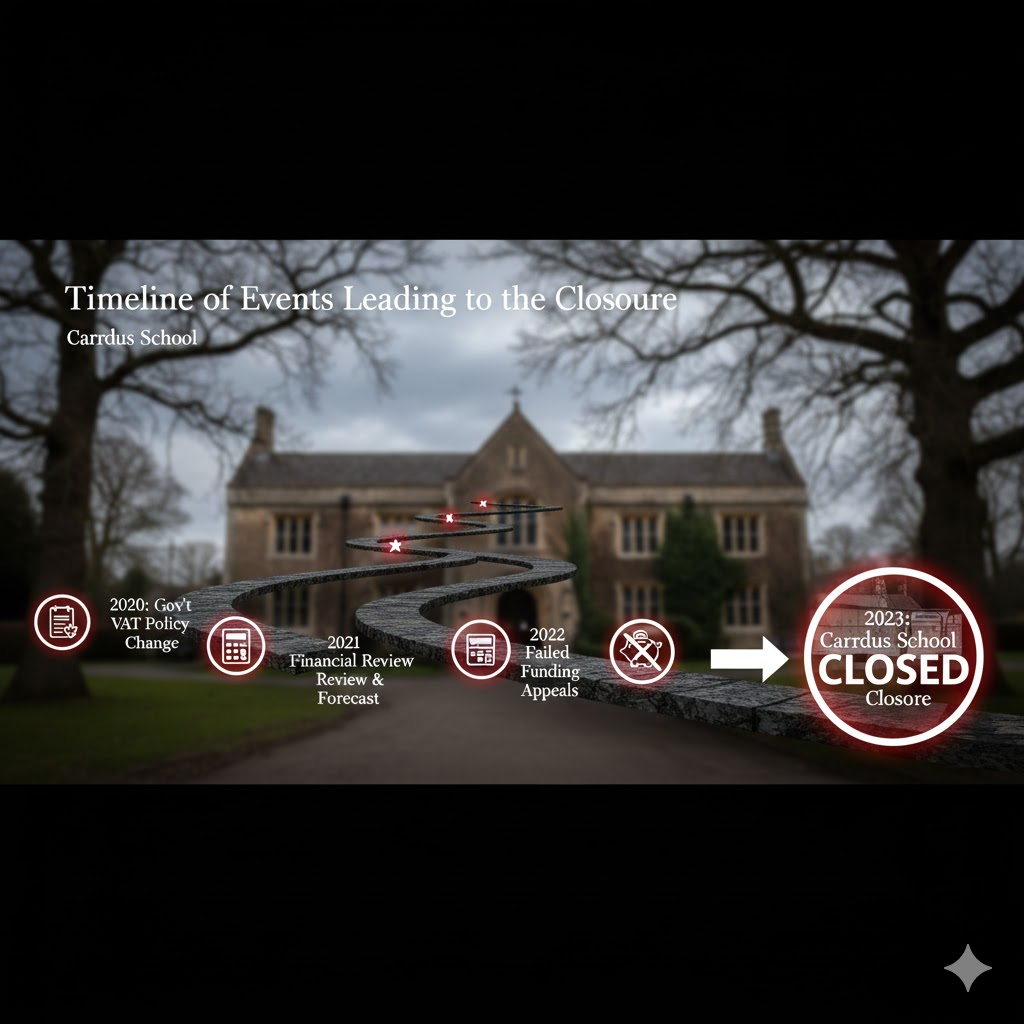 carrdus school vat hike closure