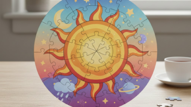 puzzle sun