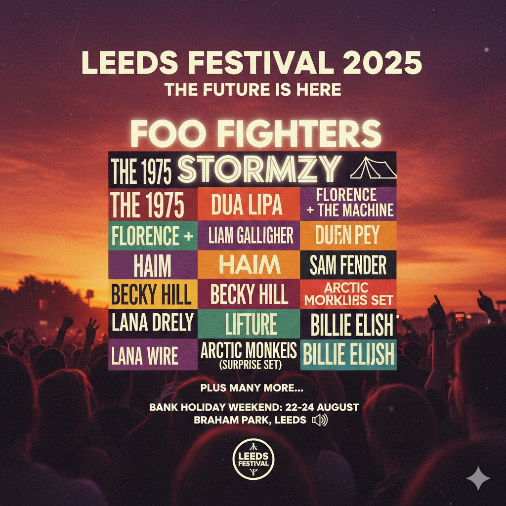 leeds fest lineup 2025