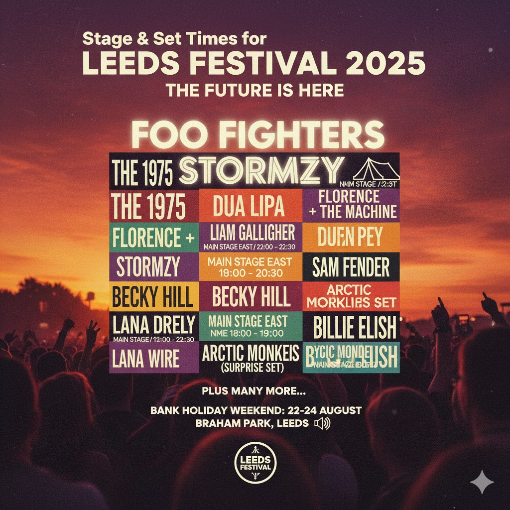 leeds fest lineup 2025