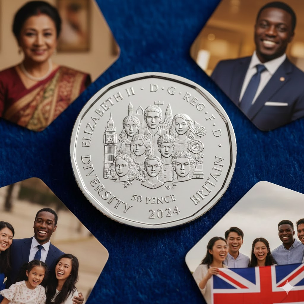 diversity built britain 50p