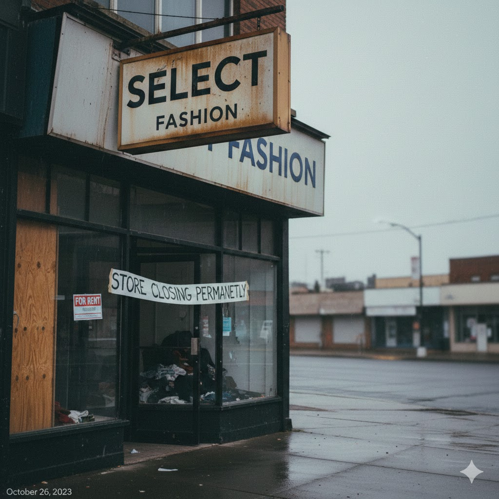 select fashion store closures