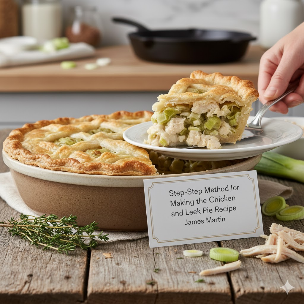 chicken and leek pie recipe james martin