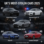 most stolen cars uk 2025