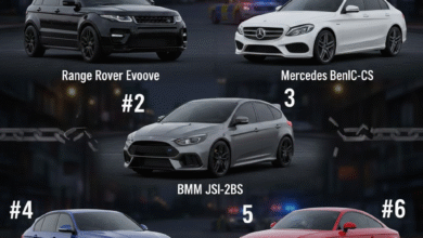 most stolen cars uk 2025