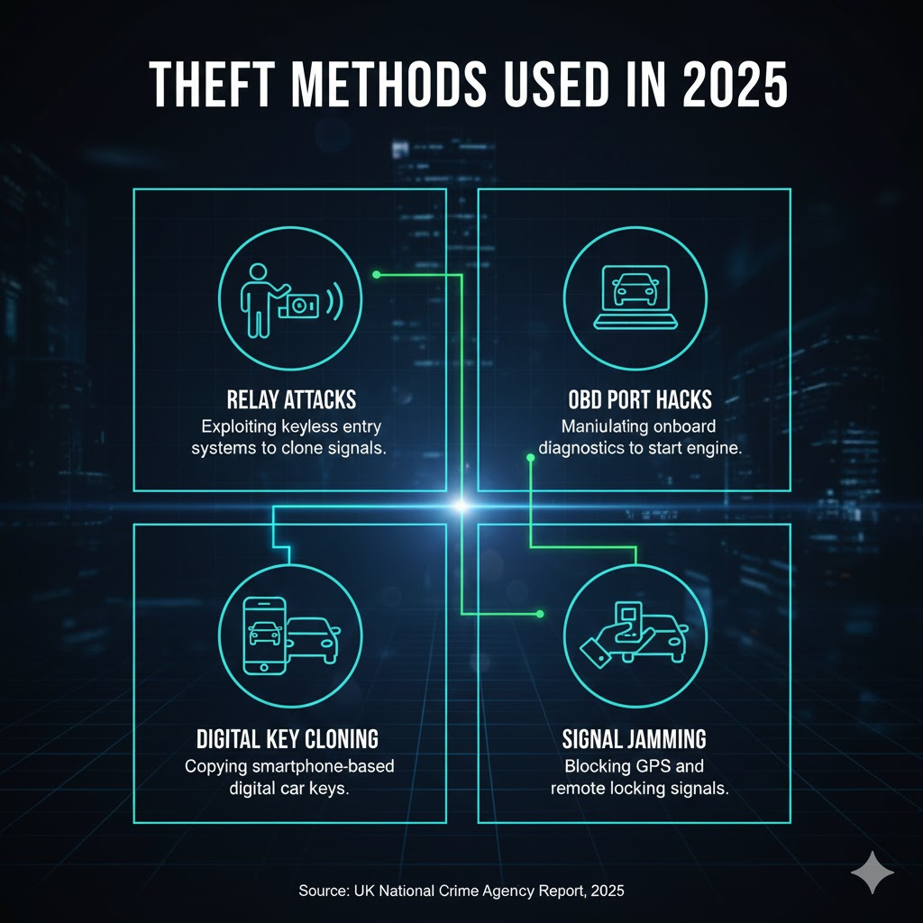 most stolen cars uk 2025