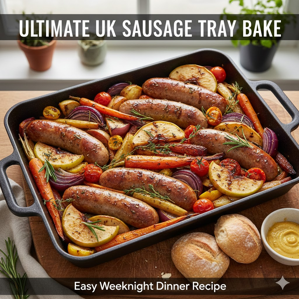 sausage tray bake uk