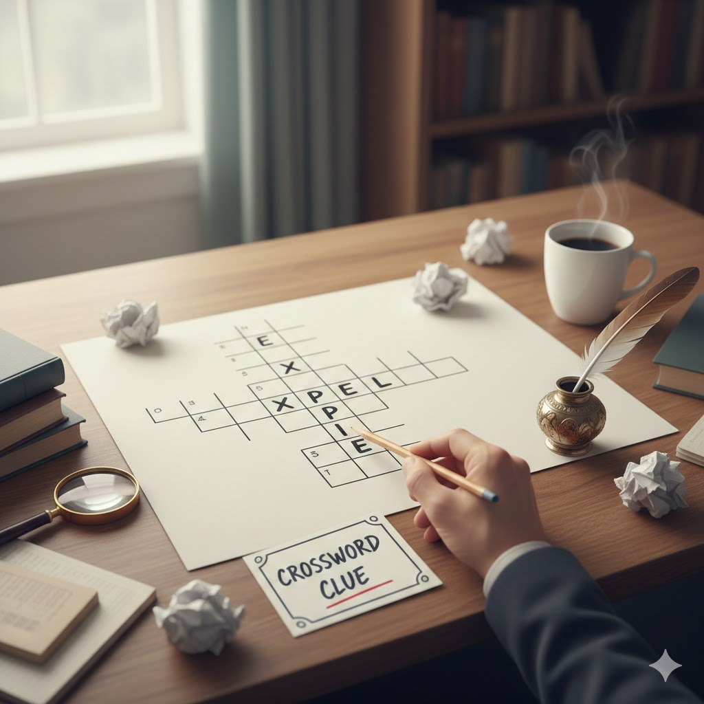 expel crossword clue