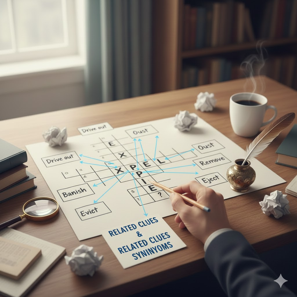 expel crossword clue