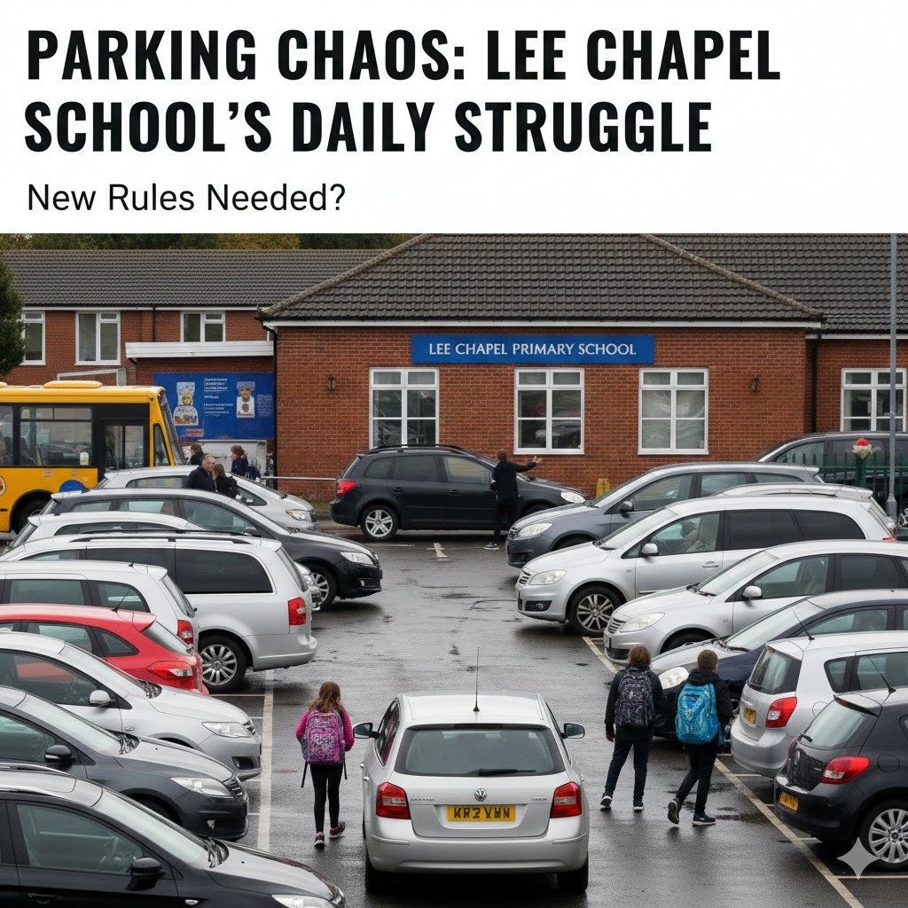 lee chapel school parking chaos