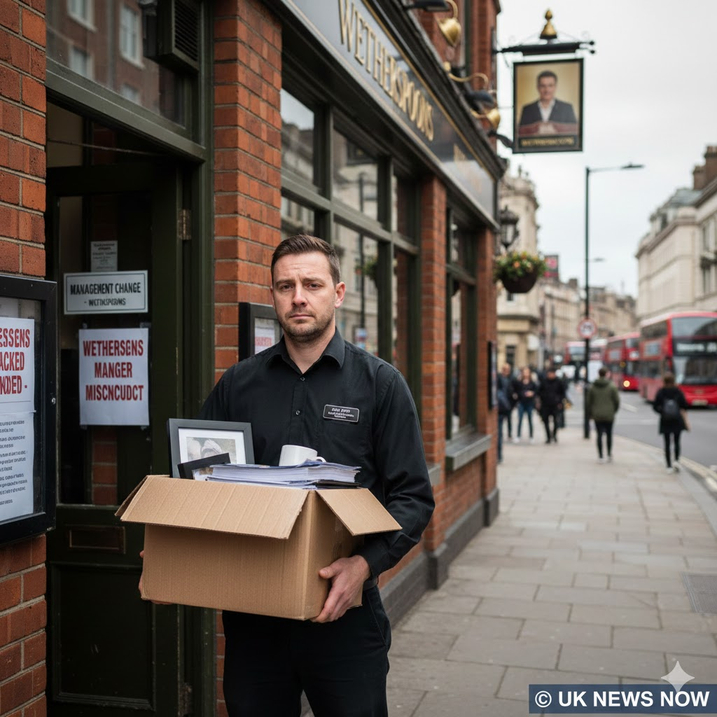 wetherspoons manager sacked