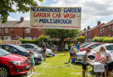 Neighbour garden car wash application middlesbrough