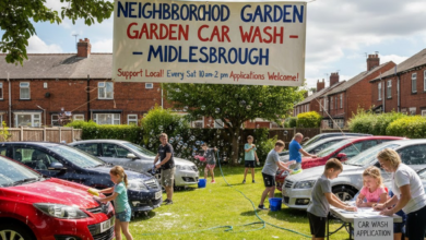 Neighbour garden car wash application middlesbrough