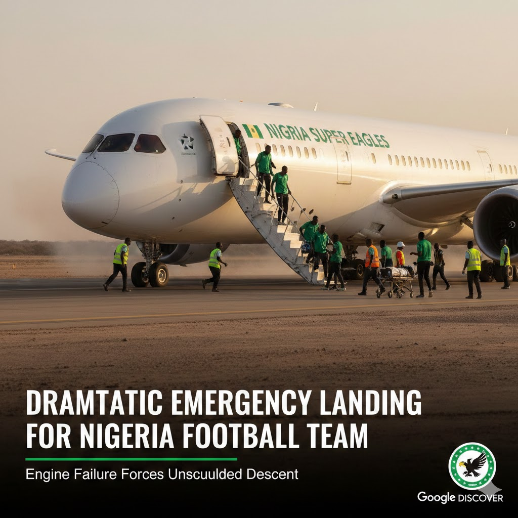 Nigeria Football Team Emergency Landing
