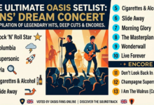 oasis setlist