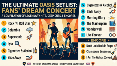 oasis setlist