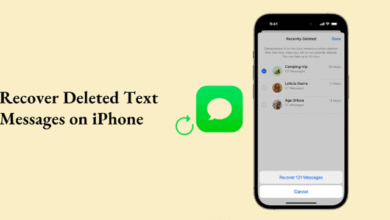 recently deleted messages iphone