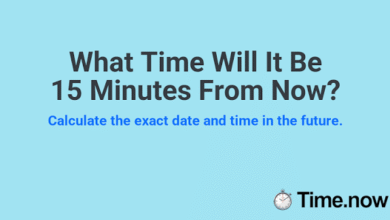 What Time Will It Be in 15 Minutes from Now